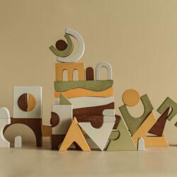 Minmimcph Jucarie din lemn - Blocuri puzzle (PG37) - ookee
