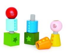 Hape Jucarie din lemn - Set constructie prin insurubare (E0416A)