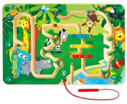 Hape Jucarie din lemn - Labirint magnetic Jungla (E1714A)