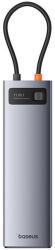Baseus Cablu de date Baseus StarJoy Metal Gleam, USB-C - 1x HDMI, 3x USB 3.0, 1x USB 2.0, 1x USB-C, 1x Mini Jack 3.5mm, 1x RJ45, 1x VGA, 1x MicroSD, 1x SD, Gri (054756)