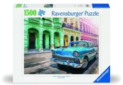 Ravensburger - Puzzle masina din Cuba 1500 piese design nou (RVSPA00722) - ookee Puzzle