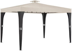 CASARIA Rattan pavilon 3x4 m - krém (992858)