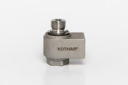  Kothar 90° Forgócsatlakozó, 3/8"M-3/8"F (INOX)