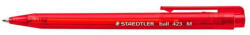 STAEDTLER Golyóstoll, 1 mm, nyomógombos, STAEDTLER Ball 423 M, piros (TS423M2) (4230 M-2/423 35M-2)