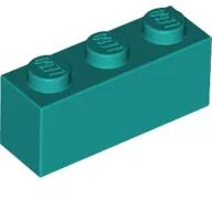 LEGO® 3622c39 - LEGO sötét türkiz kocka 1 x 3 méretű (3622c39)