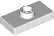 LEGO® 15573c1 - LEGO fehér lap 1 x 2 méretű 1 bütyökkel - jumper, az alján bütyök aljzattal (15573c1)