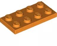 LEGO® 3020c4 - LEGO narancssárga lap 2 x 4 méretű (3020c4)