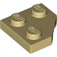 LEGO® 26601c2 - LEGO világos krémszínű (tan) lap 2 x 2 méretű, lecsapott sarokkal (26601c2)