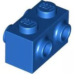 LEGO® 52107c7 - LEGO kék kocka 1 x 2 méretű oldalain bütykökkel (52107c7)