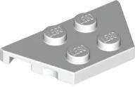 LEGO® 51739c1 - LEGO fehér lap 2 x 4 méretű, mindkét oldalán lecsapott (51739c1)