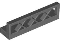 LEGO® 3633c85 - LEGO 1 x 4 x 1 sötétszürke korlát - 10 db/ csomag (3633c85)