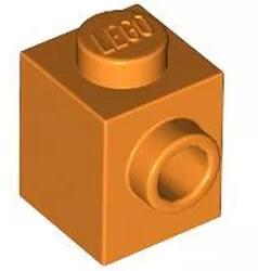 LEGO® 87087c4 - LEGO narancssárga kocka 1 x 1 méretű oldalán 1 bütyökkel (87087c4)
