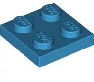 LEGO® 3022c153 - LEGO sötét azúr lap 2 x 2 méretű (3022c153)