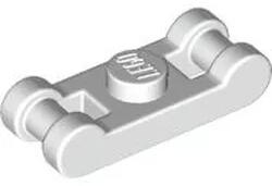 LEGO® 78257c1 - LEGO fehér lap 1 x 1 méretű fogantyúval mindkét végén (78257c1)