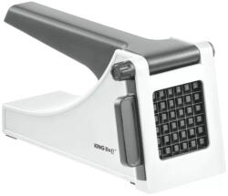 Kinghoff Taietor manual pentru cartofi prajiti Kinghoff KH 1872, 36 lame, Maner ergonomic, Rezistent la coroziune, Alb/Gri (KH-1872)