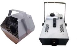  Professzionális lufi- és füstgép csomag, IdeallStore®, rozsdamentes acél, 1 liter, ezüst, távirányítóval