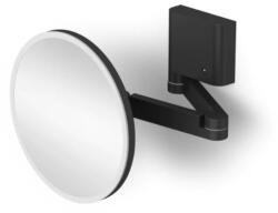 Stella kozmetikai tükör 24x24 cm kerek világítással fekete 22.00650-B (2200650B)