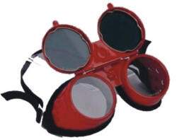 Dedra DES0202 Tartalék üveg munkavédelmi hegesztőszemüveghez, DIN5, FEKETE, 50mm, 4db (DES0202)