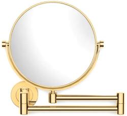 Stella kozmetikai tükör 28x27 cm kerek arany 22.01130-G (2201130G)