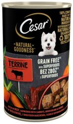 Cesar Natural Goodness a terepen 400 g marhahúsban gazdag sárgarépával, zöldbabbal és zöldfűszerekkel
