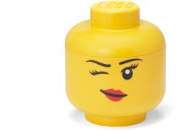 LEGO® Kacsintós lány minifigura fej tároló, kis méret (40311727)