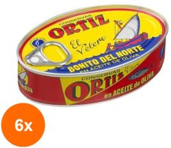 Ortiz Set 6 x Ton Alb in Ulei de Masline Bonito Del Norte, Ortiz, 112 g