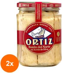 Ortiz Set 2 x Ton Alb in Ulei de Masline Bonito Del Norte, Ortiz, Borcan, 220 g