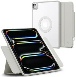 Spigen IPAD Pro 13 (2025) / Pro 13 (2024) SPIGEN AIR SKIN PRO ONETAP tok álló, ECO bőr hatású aktív FLIP, mágneses, SZÜRKE ACS08489 (ACS08489)