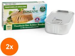 Fontaine Set 2 x File de Ton in Ulei Bio de Floarea Soarelui, Fontaine, Bonito, 120 g