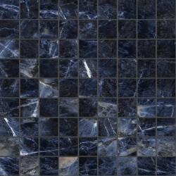 Marazzi Gresie portelanata, cu efect de marmura, Marazzi Allmarble Sodalite Blu M9MV Allmarble Mosaico Sodalite Blu Lux (M9MV Allmarble Mosaico Sodalite Blu Lux 30x30)