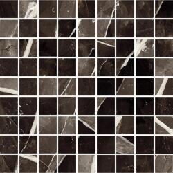 Marazzi Gresie portelanata, cu efect de marmura, Marazzi Allmarble Calacatta Black MEYW Allmarble Mosaico Calacatta Black (MEYW Allmarble Mosaico Calacatta Black)