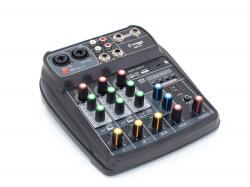 Thunder Germany Thunder AI-4 - 4 csatornás stúdió / zenekari keverő| USB| Bluetooth + Effekt (57954)