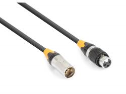 PD CONNEX CX104-12 IP65 VÍZÁLLÓ DMX / XLR 3Pin Jelkábel (XLR mama - XLR papa) - (12 m) (177941)