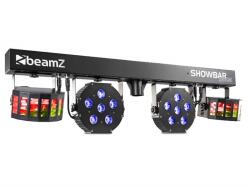 BeamZ SB02 Showbar| 2x Derby| 2x PAR| Beépített akkumulátor| DMX (153805)
