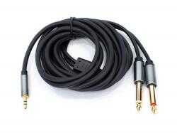 Thunder Germany Thunder AU002-30 sztereo jelkábel (3|5 mm Jack - 2x 6|3 mm Jack) - (3 m) (510733)
