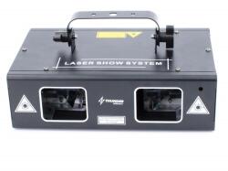 Thunder Germany Thunder LS2-RGB 2 optikás Full color DMX lézer fényeffekt (650582)