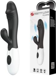 Pretty Love Vibrator Dubla Stimulare Pretty Love Snappy Black Vibrator