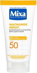 Mixa Niacinamide Bright Védő és korrigáló krém sötét foltok ellen SPF 50 (50 ml)