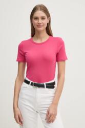 United Colors of Benetton pamut póló női, lila, 3GA2E16A0 - rózsaszín XS - answear - 5 390 Ft