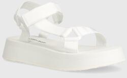 Calvin Klein Jeans szandál SANDAL VELCRO WEBBING DC fehér, női, platformos, YW0YW01353 - fehér Női 41