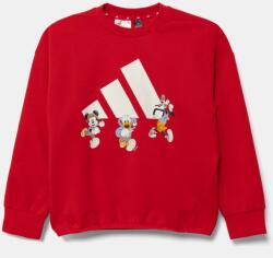 Adidas gyerek felső x Disney piros, nyomott mintás, JF3640 - piros 116