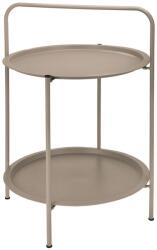  Masuta metalica VARIO diametru 50 cm, bej Masa de cafea
