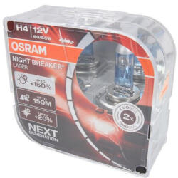 OSRAM Izzó H4 12V 60/55 Night Breaker Laser | 2 db | OSRAM