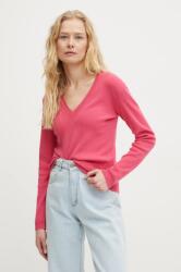 Benetton pamut pulóver könnyű, rózsaszín, 1091D4625 - rózsaszín S - answear - 12 990 Ft