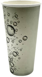  Papírpohár, 400 ml, nyomott, 90 mm, 50 darab/csomag