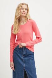Benetton pamut pulóver könnyű, szürke, 1091D1M08 - rózsaszín XS - answear - 12 990 Ft