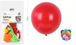 Léggömb 30cm-es 8db/csomag vegyes színek