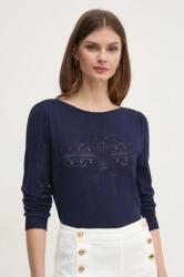 TWINSET pulóver könnyű, női, sötétkék, 251TP3432 - sötétkék XL