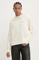 Abercrombie & Fitch pamut hosszúujjú bézs, sima, KI123-4080 - bézs L