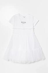 Guess gyerek ruha fehér, midi, harang alakú, J5RK18 K6YW0 - fehér 125-135